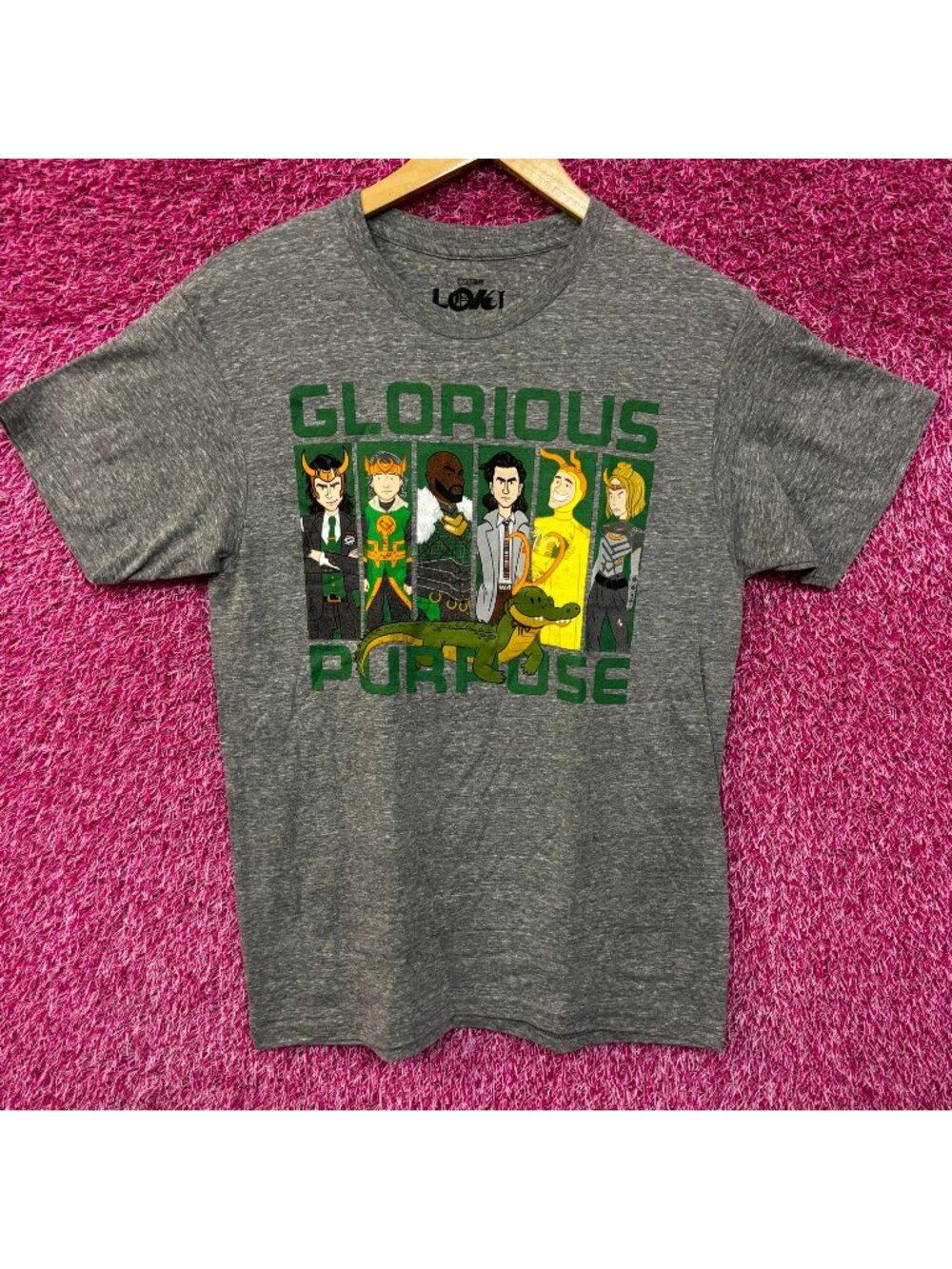loki Glorious Purpose Comic book Tshirt medium